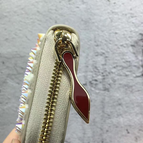 2016-17AW クリスチャン ルブタン コピー Christian Louboutin*Panettone Zipped Coin Purse スパイクコインケース